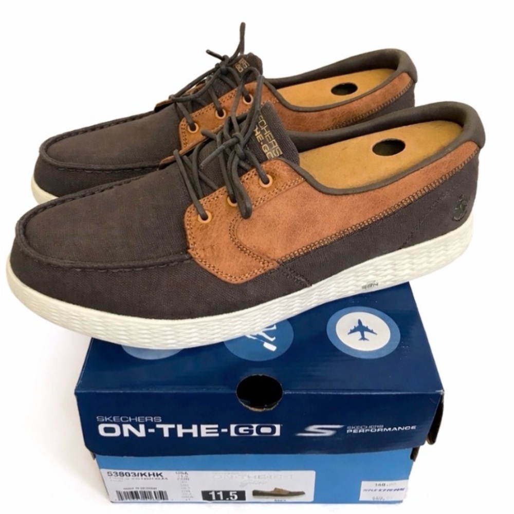 🆕 NEW Mens Skechers High Seas Shoes (11.5)